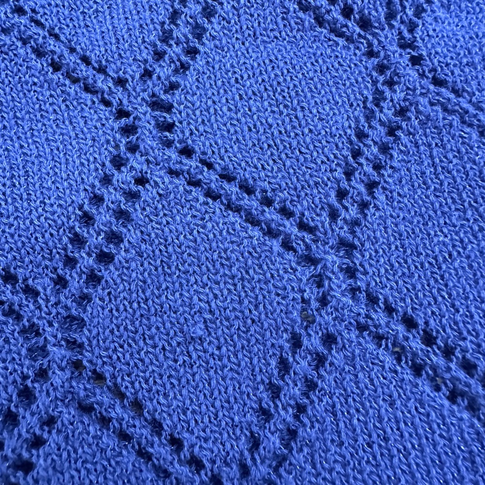 Torrid LoveSick Blue Pointelle Knit Cropped Cardigan Sweater 2X NWT - Picture 9 of 11